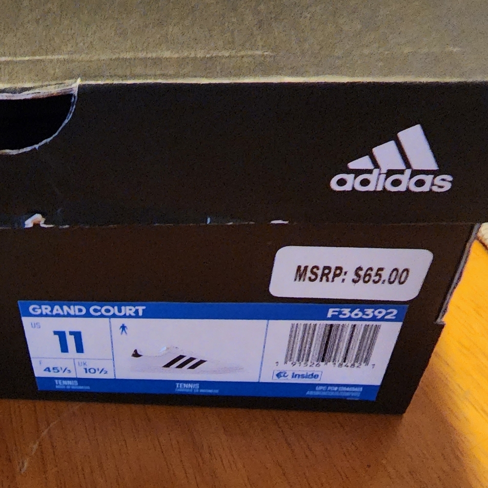 adidas Grand Court Sneakers - Black and White